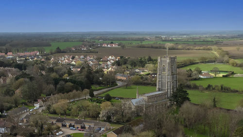 St peter and st pauls church in lavenham, suffolk, uk