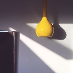 Close-up of electric lamp