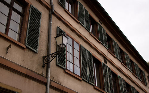 Low angle view of building against sky