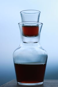 Close-up of drink in glass