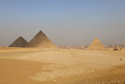 View of desert against sky