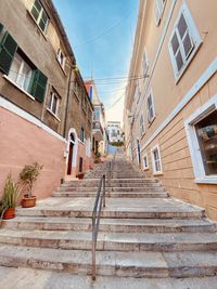 Low angle view of staircase