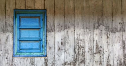 Close-up of weathered wooden wall