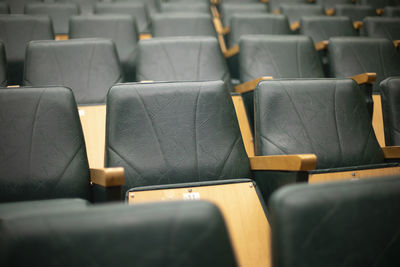 Empty seats in theater