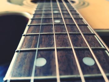 Close-up of guitar