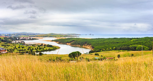 Scenic view of landscape against sky