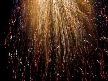 Low angle view of firework display