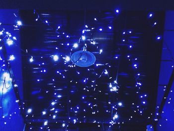 Close-up of illuminated lamp