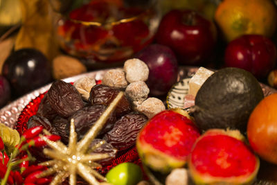 Close-up of strawberries