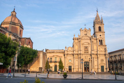 Low angle view of cathedral against sky