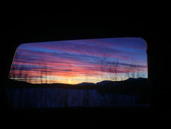 View of sky at sunset