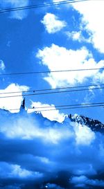 Reflection of clouds in water