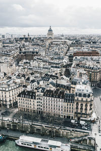 High angle view of cityscape