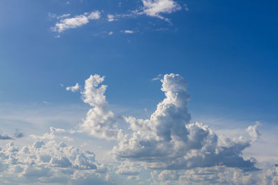 Low angle view of clouds in sky