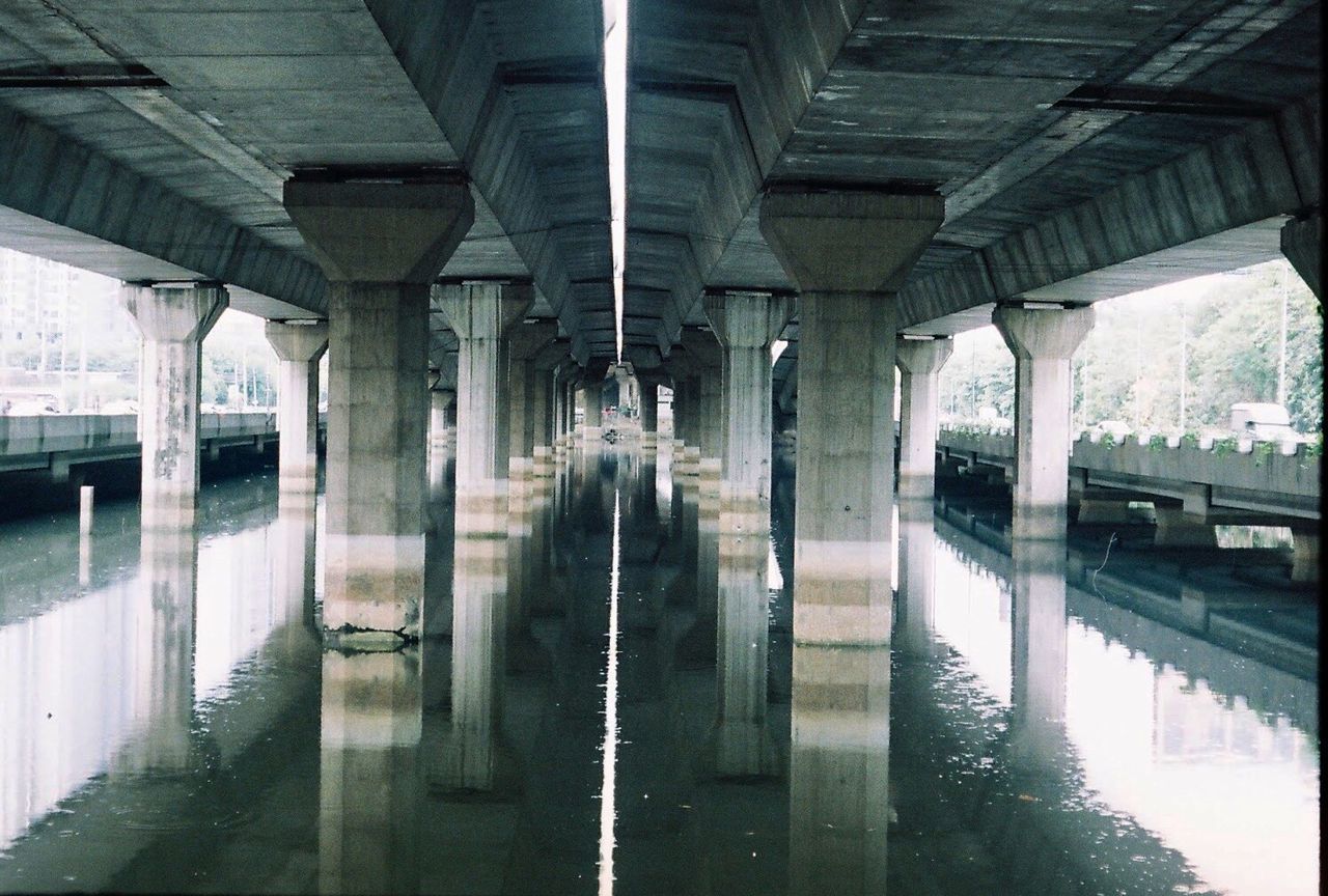 INTERIOR OF BRIDGE