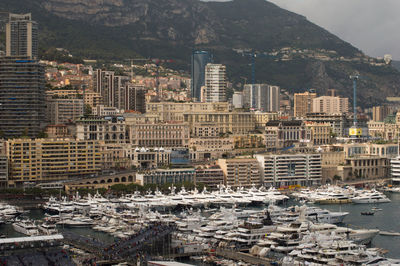 Aerial view of city