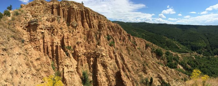 Panoramic view of landscape against sky