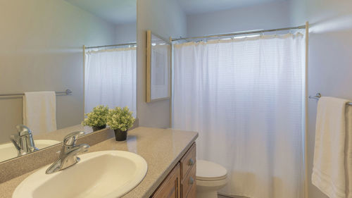 Interior of bathroom