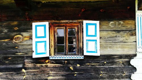 Close-up of window