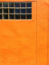 Full frame shot of yellow window