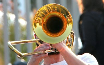 Man playing trumpet