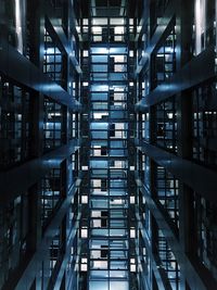 Full frame shot of glass buildings