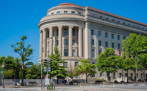 Low angle view of building against sky