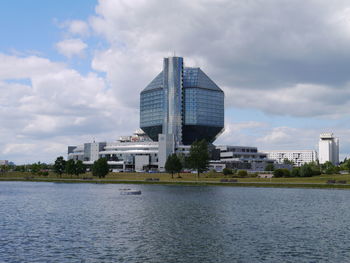 River with buildings in background