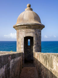View from a popular watchpoint at the historic fort san felipe del morro in san juan, puerto rico.