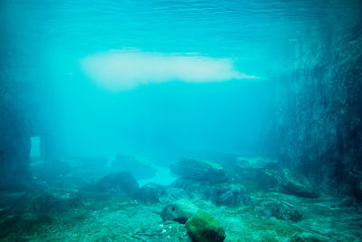 Aerial view of sea