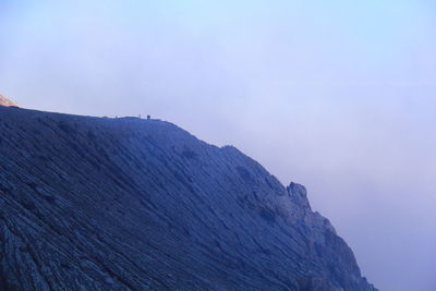 Scenic view of mountain against sky