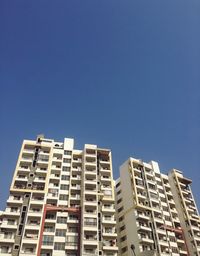 Low angle view of building against clear sky