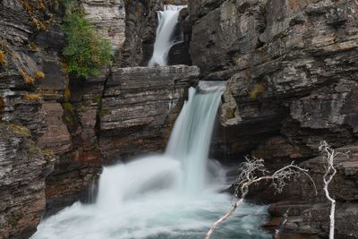 View of waterfall