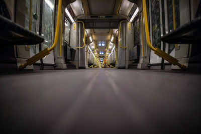 View of empty corridor