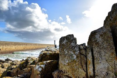 Rocks on coast