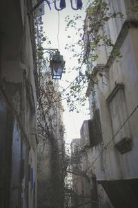 Low angle view of buildings against sky