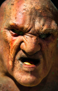 Close-up portrait of man