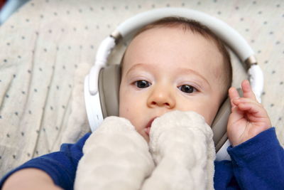 Close-up of cute baby