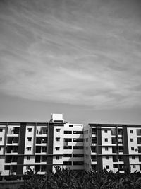 Low angle view of building against sky