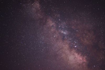 Low angle view of star field at night