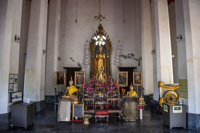 Interior of church