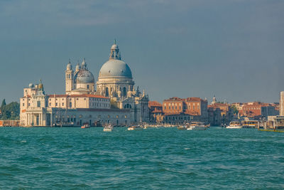 View of buildings at waterfront