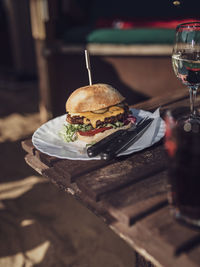 Close-up of drink on table