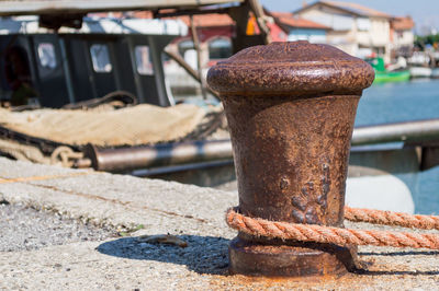 Close-up of rusty metal