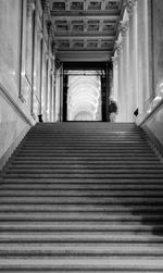 Low angle view of staircase in building