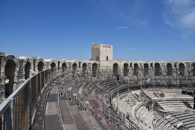 Panoramic view of historic building against sky