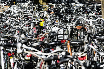 Full frame shot of bicycle