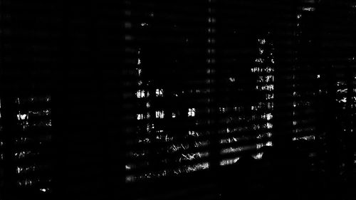 View of illuminated city at night