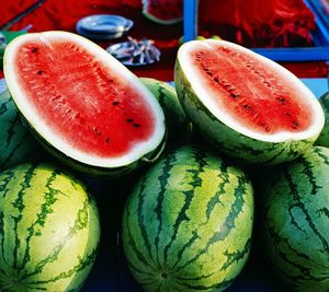 Close-up of watermelons