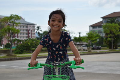 Portrait of a smiling girl